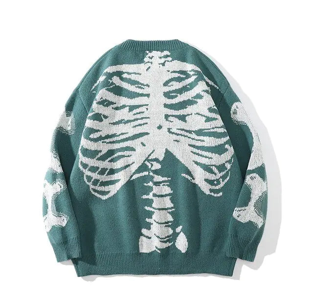 Skeleton Print Sweaters