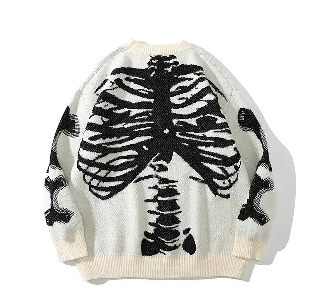 Skeleton Print Sweaters