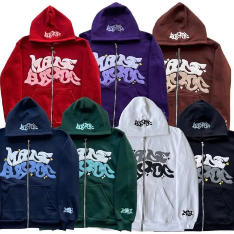 Y2K Hoodie Hip Hop Letter Print Oversized