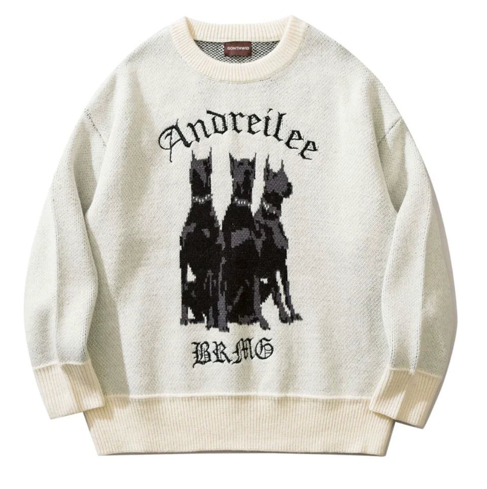 Vintage Doberman Sweater