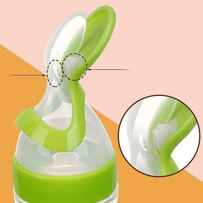 Mess-Free Baby Spoon Bottle