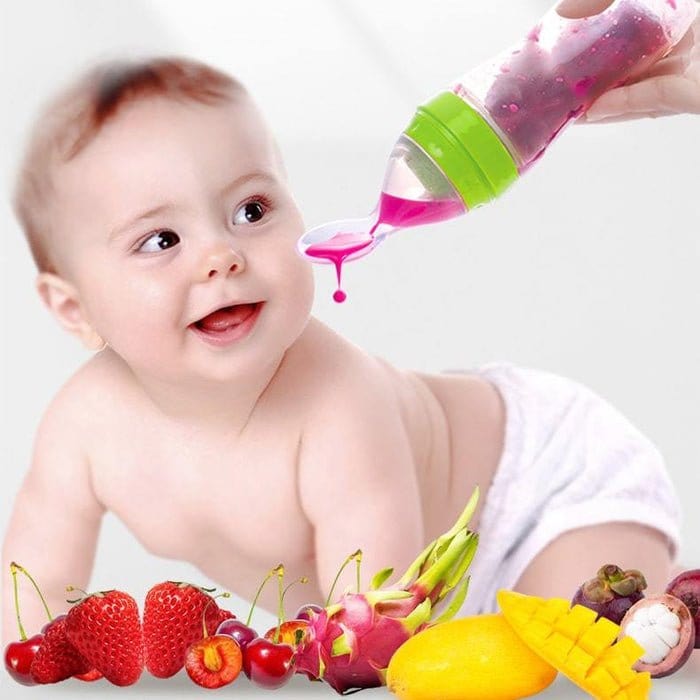 Mess-Free Baby Spoon Bottle