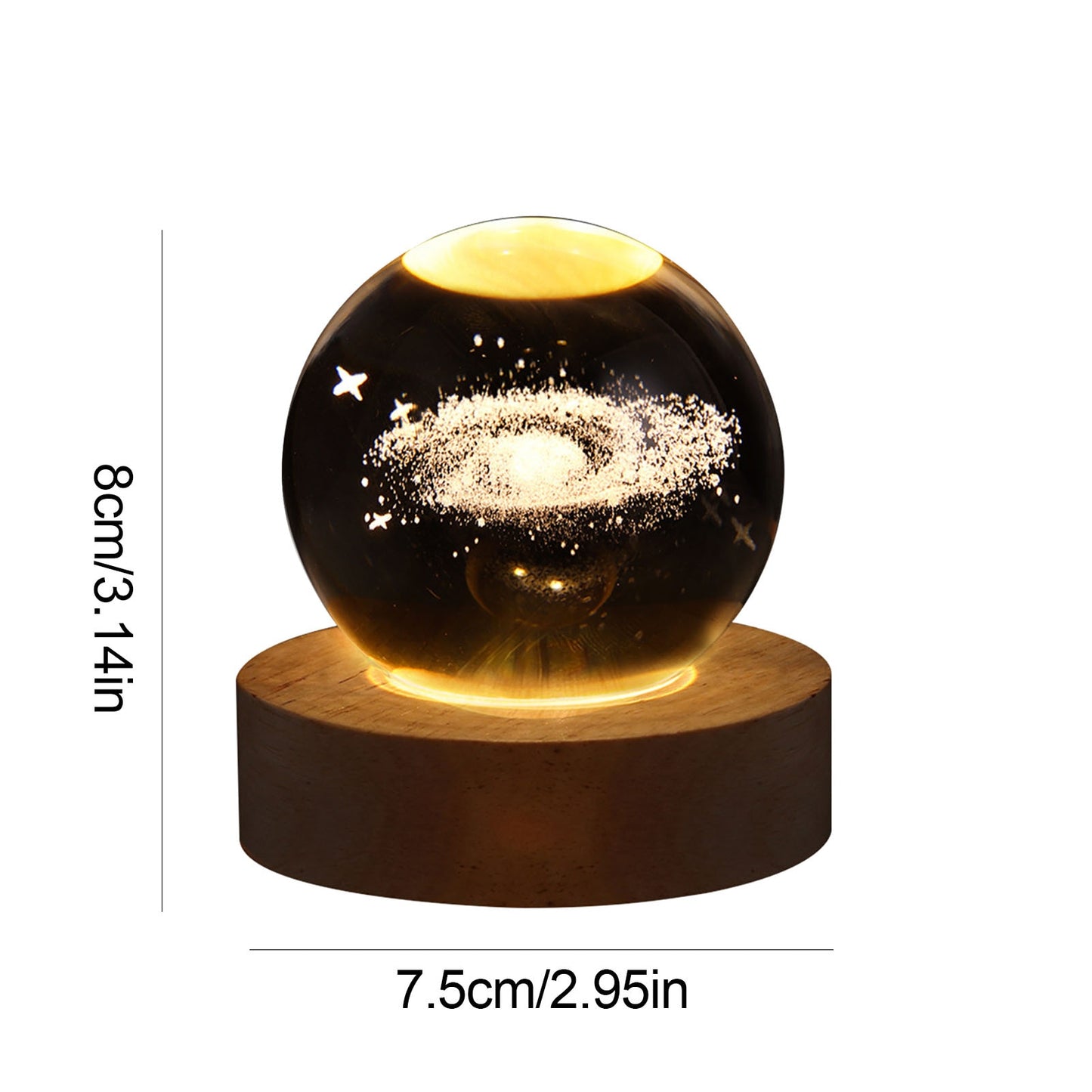 CosmicCharm™ Planetarium Crystal Ball Lamp